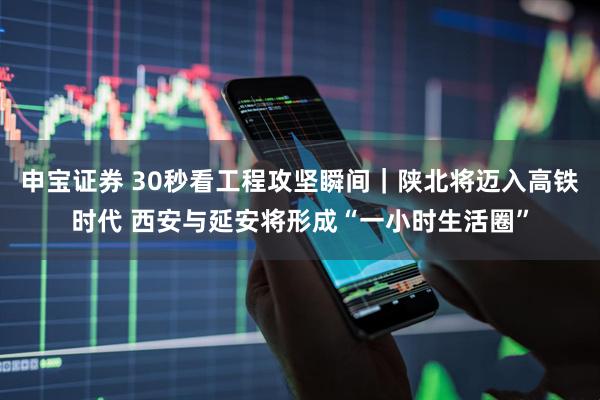 申宝证券 30秒看工程攻坚瞬间｜陕北将迈入高铁时代 西安与延安将形成“一小时生活圈”